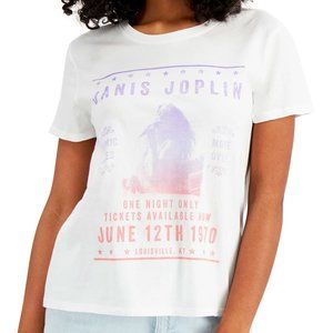 Junk Food Women's Janis Joplin Graphic Cotton T-Shirt